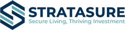 stratasure logo blue transparent